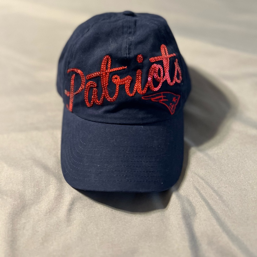 Brand new, NFL New England Patriots, official licensed light navy women’s hat.